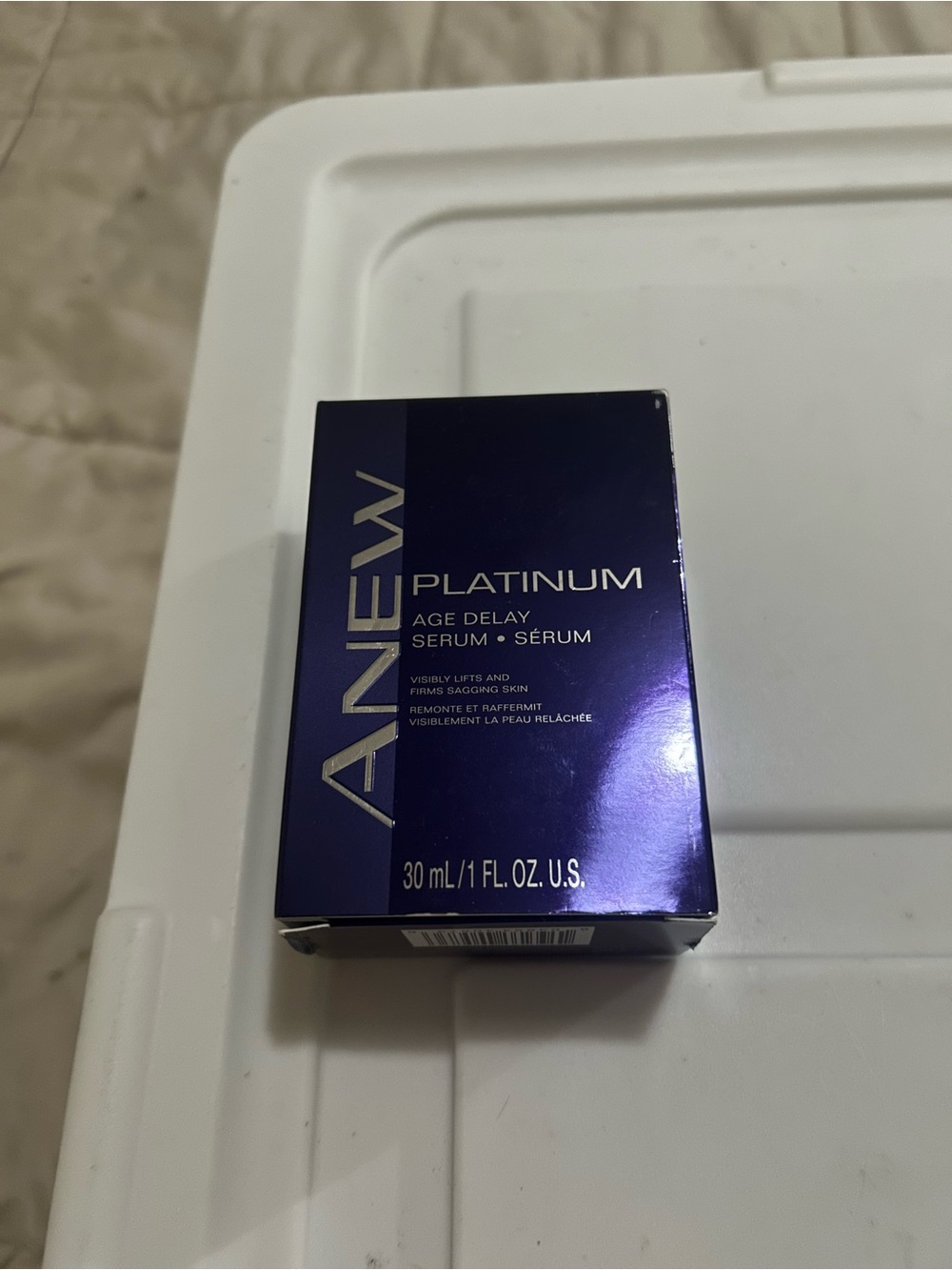 Avon Anew Platinum Age Delay Serum - Purple Packaging